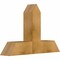 Ekena Millwork Portland Rough Sawn Timber Gable Bracket, Western Red Cedar, 36"W x 24"H x 6"D x 6"F, 16/12 Pitch GBW036X24X0606POR00RWR - alternate 2